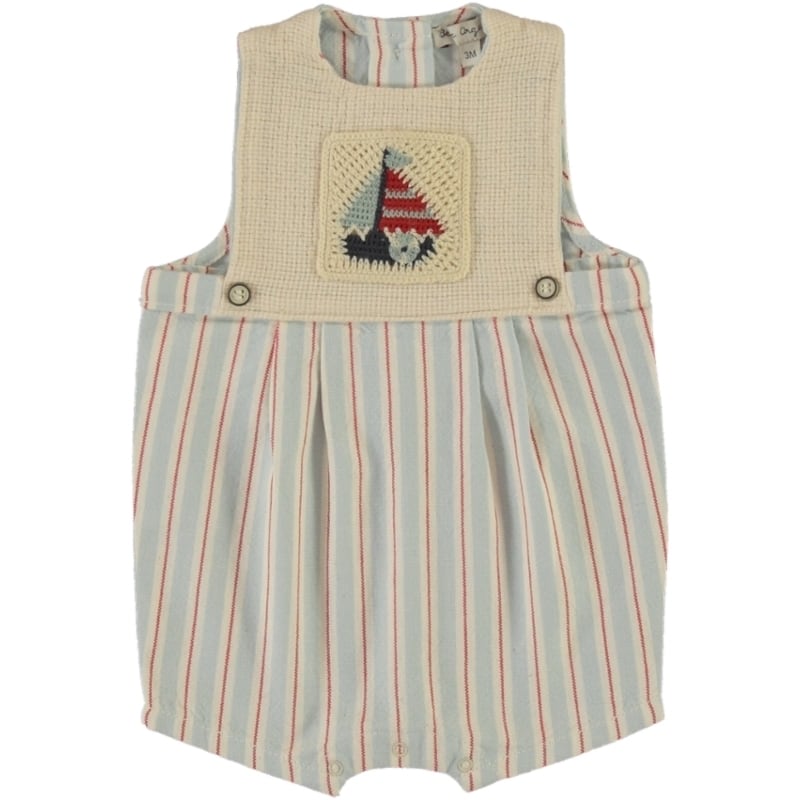 bebeorganic / Sebastien Romper Sea Side Stripe(12m) | 4claps