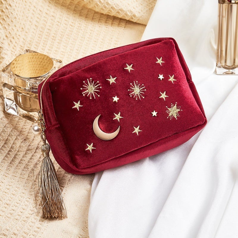 夜空の星月・スクエアポーチ(全4色) | 【星の専門店☆通販サイト】《ま