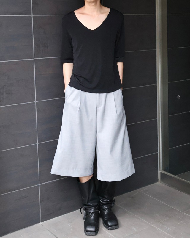 V neck sheer top
