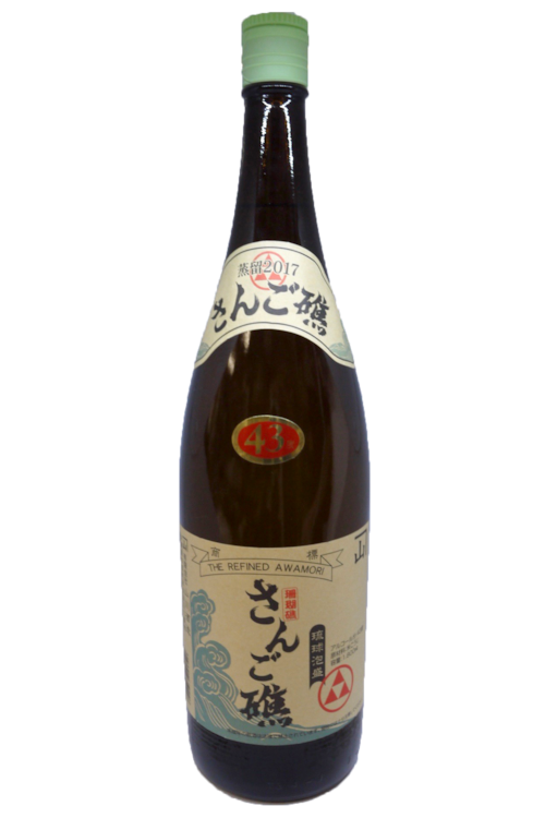 琉球泡盛さんご礁 新酒４３度１８００ｍｌ