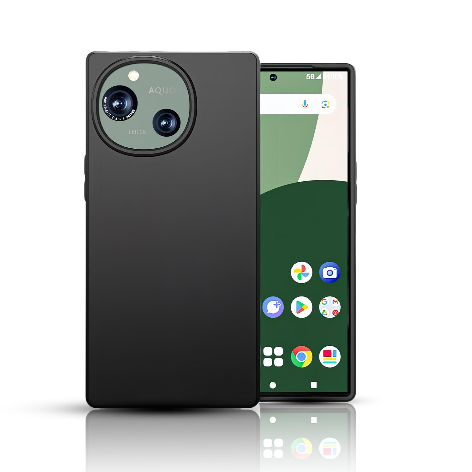 JACRON ケース に適合する AQUOS R10 R9 ケース TPU素材を採用して 薄型 手触り良い 軽量 超耐磨 SH-51F SH-51E SH-M31 SH-M28 カバー 全面保護 指紋防止 耐衝撃 ブラック