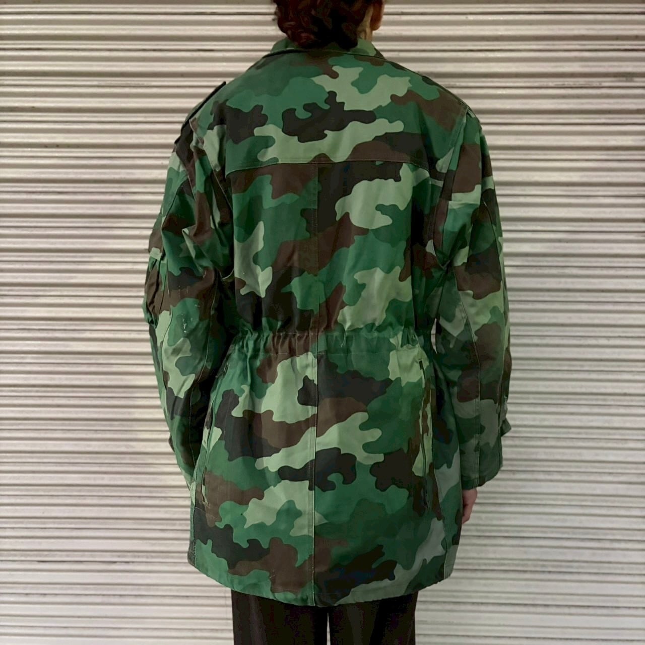 00s ユーゴスラビア軍 実物 迷彩 フィールドジャケット L ミリタリー