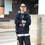 INTERIM / WASH HEAVY KIBATA SHUTTLE HYPER BIG WWII "1ST" DENIM JACKET