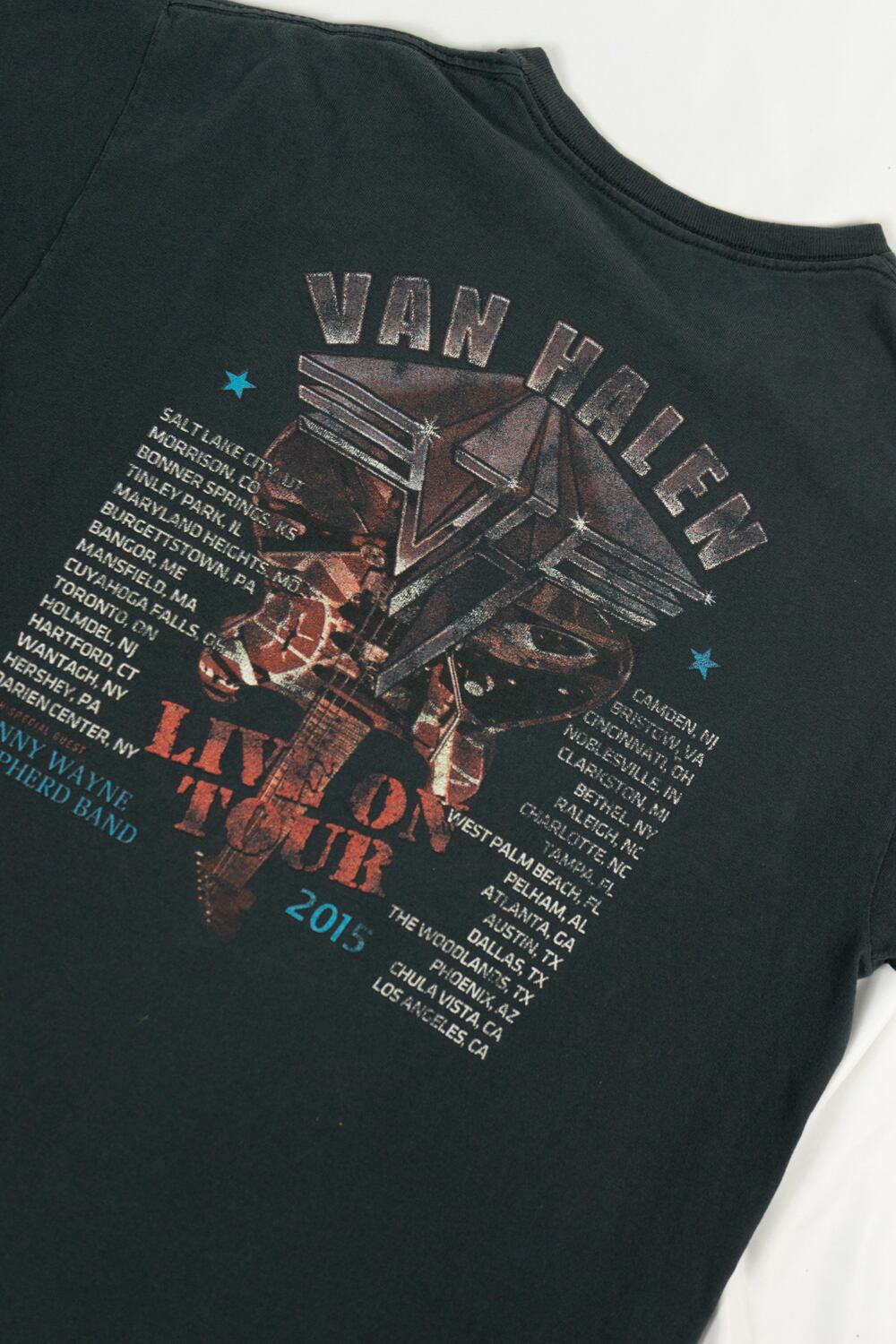 Van Halen 2015 Tour Tシャツ VAN HALEN TOUR 2015 両面Print Tee メンズ L程度 | Hoarders Used