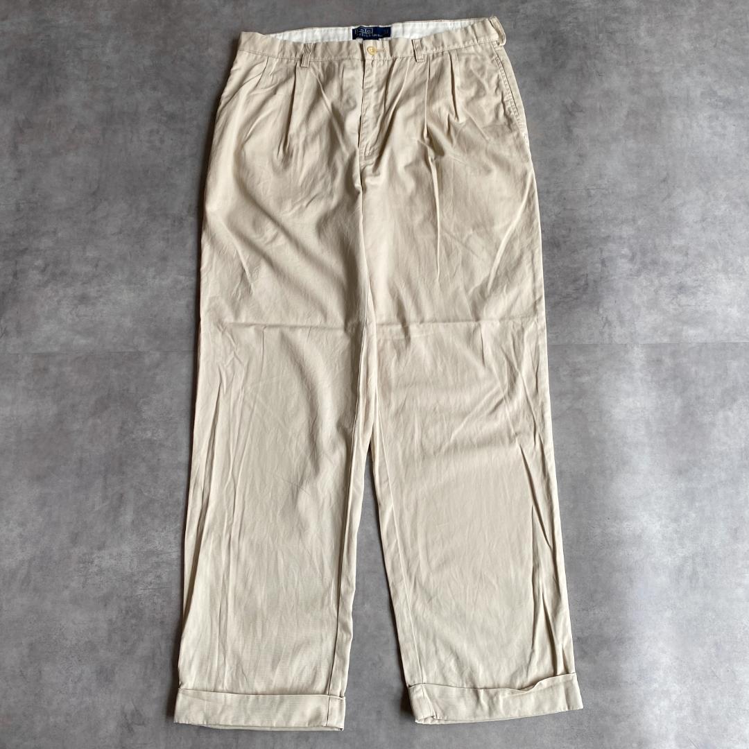 ポロバイ ラルフローレン W34 ポロチノ チノパン 古着 90s 22373 ポロバイ ラルフローレン W34 ポロチノ チノパン 古着 90s 22371 | fuufu