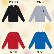 KIDS  クルーネックプルオーバーLEONoriginal　ブラック