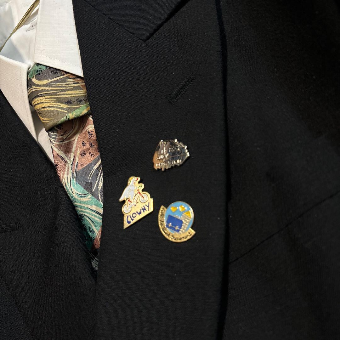 90s ヴィンテージ スーツ ダブル セットアップ ピンズvol.60 式典