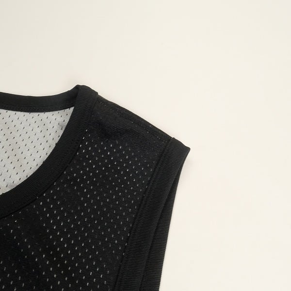 CHROME HEARTS メッシュタンクトップ ブラック CHROME HEARTS（クロムハーツ） MESH WARM UP JERSEY リバーシブル CH