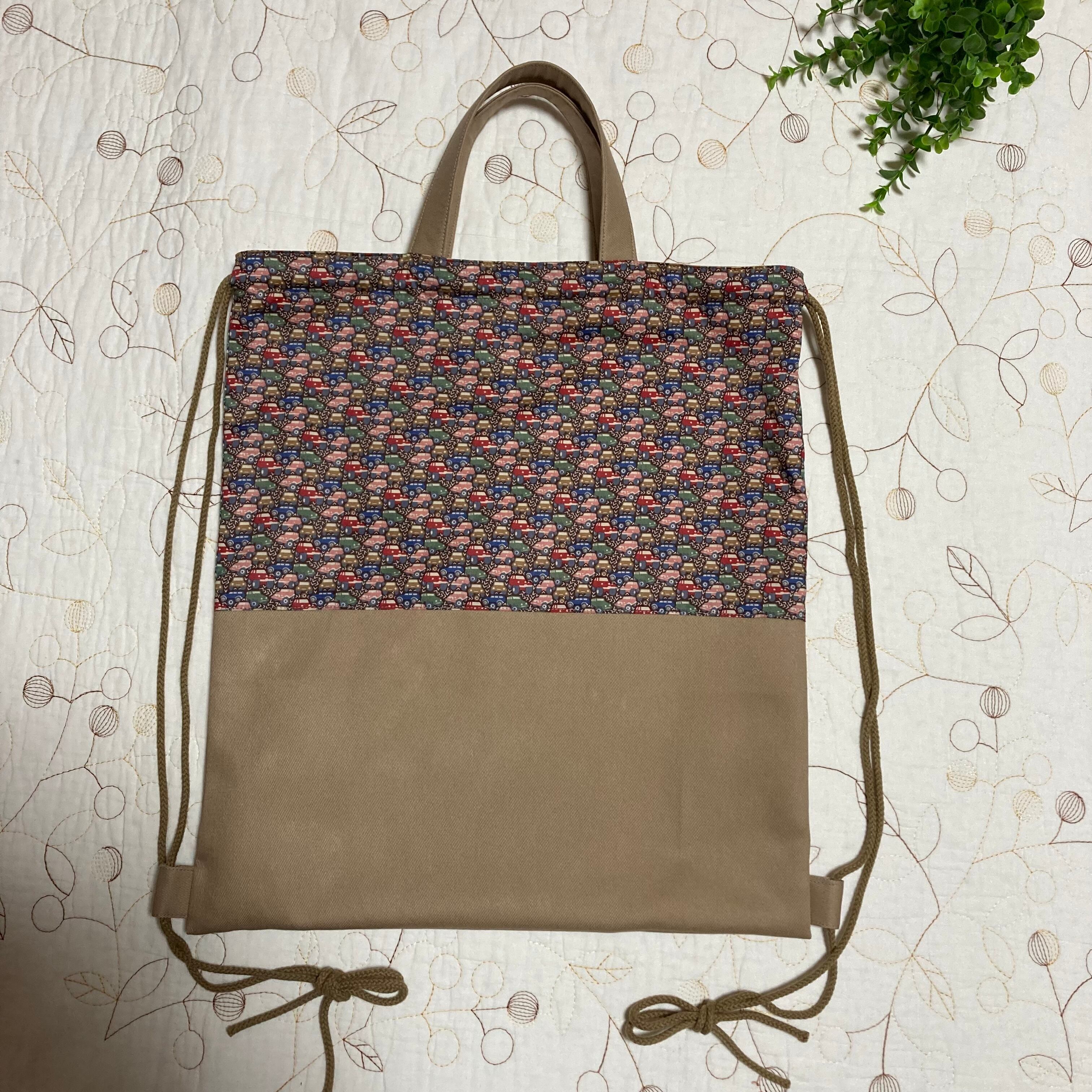 レッスンバッグ 絵本袋 通園バッグ ハンドメイド リバティ メドウ