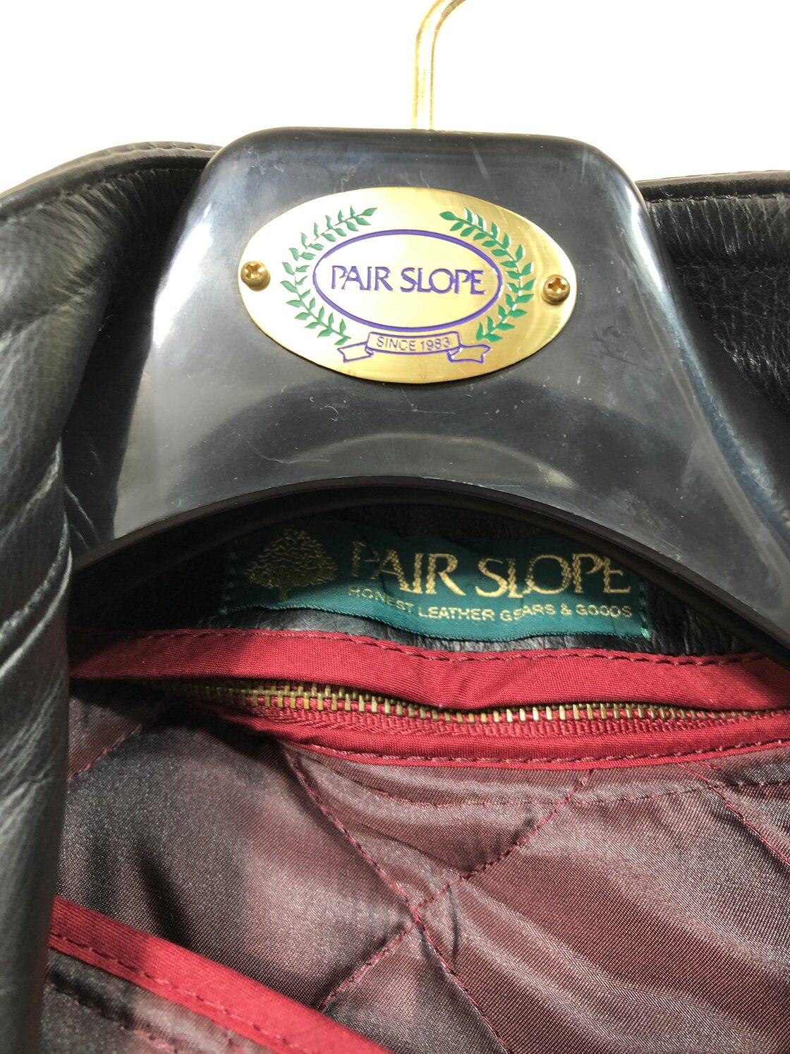 813072○ PAIR SLOPE STP-98F レザー ジャケット ブラック ライダース  