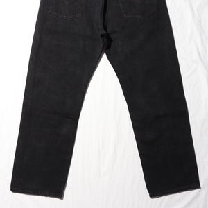 極美品 40×30 Levi’s 501 98年 USA サルファーブラック デニムパンツ