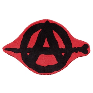 Jun Inagawa × Moore "ANARCHY RUG" (Red)