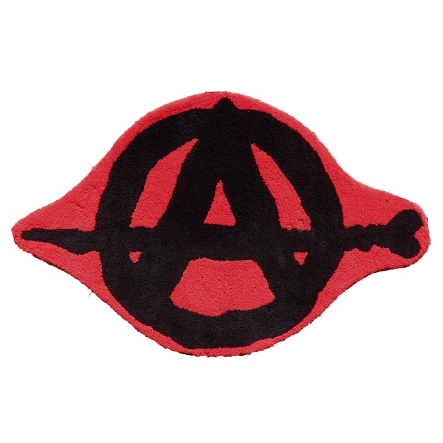 Jun Inagawa × Moore "ANARCHY RUG" (Red)