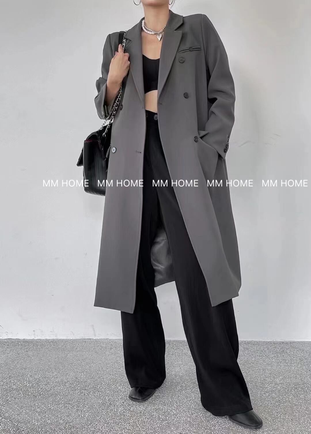 ロングダブルジャケット　AJ42441-6630