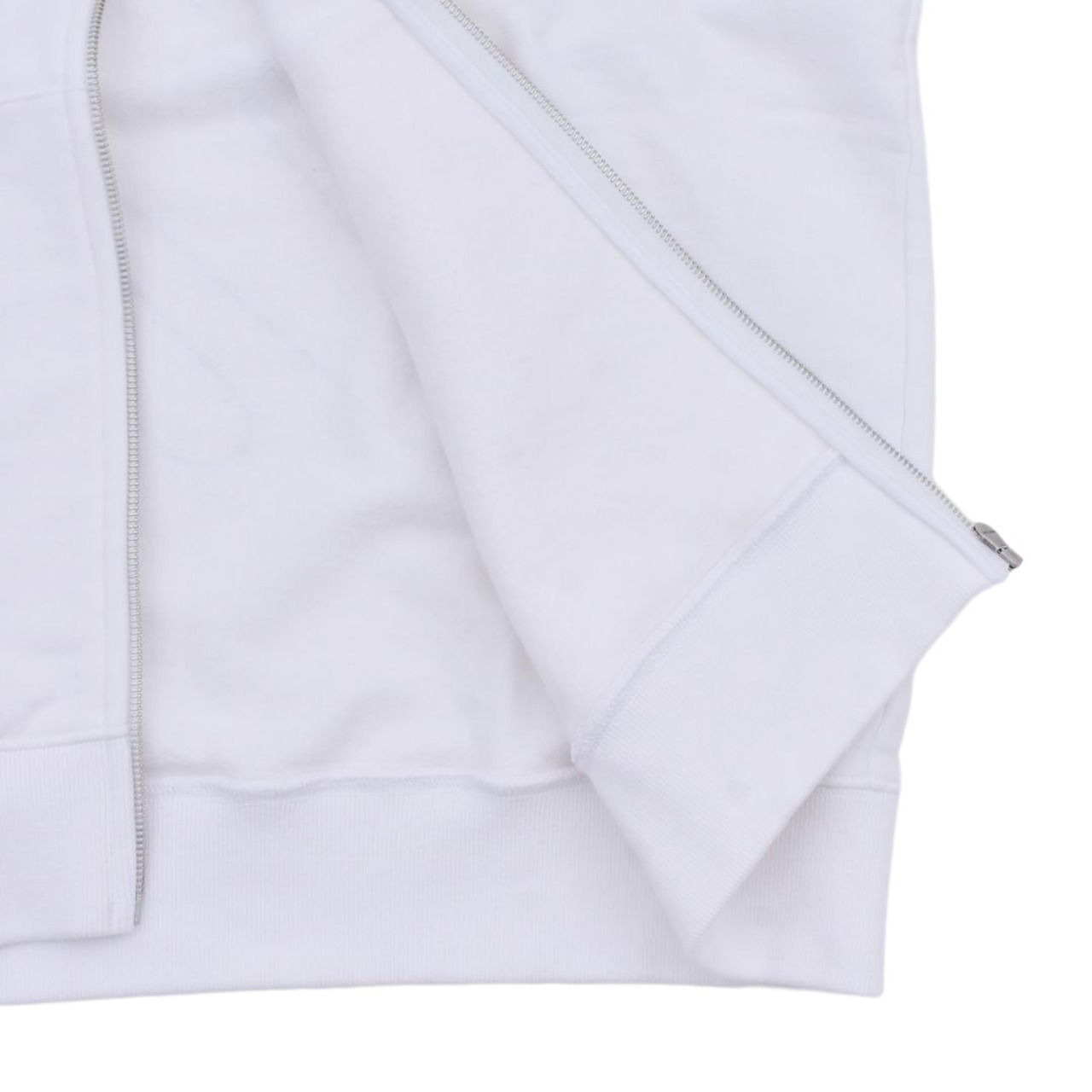 【OFF-WHITE】WAVE OUTL DIAG SLIM ZIP HOODIE(WHITE/BLACK) - 8