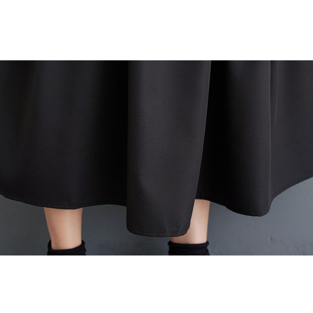 ギャザー切り替え ノースリーブ ワンピース  30104