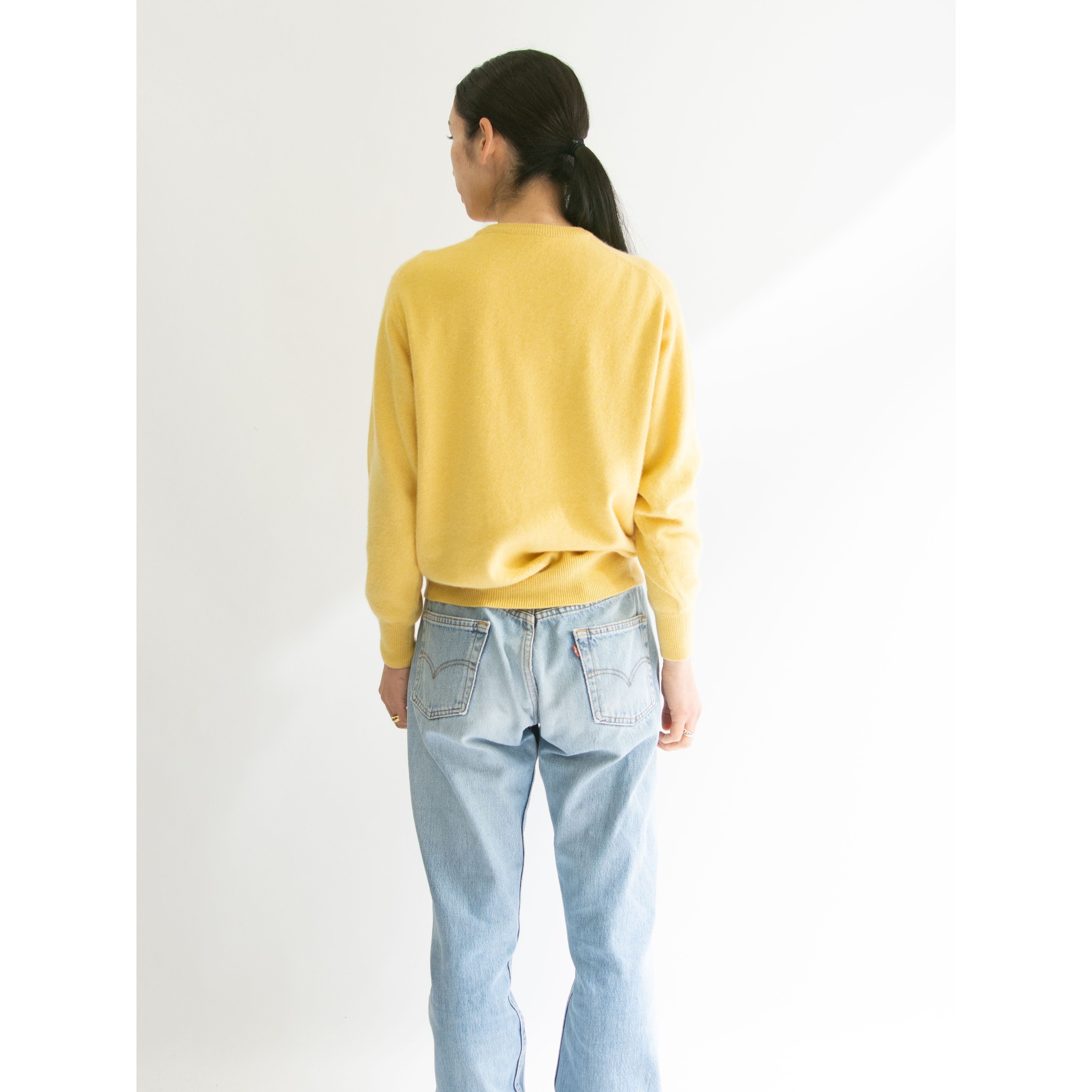 【Unknown Brand】Cashmere Sweater（カシミヤセーター クルーネックニットプルオーバー）