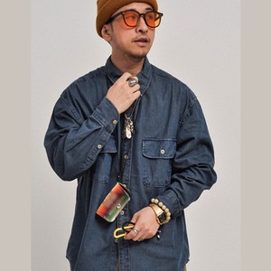 ワークポケット デニムシャツ A1839