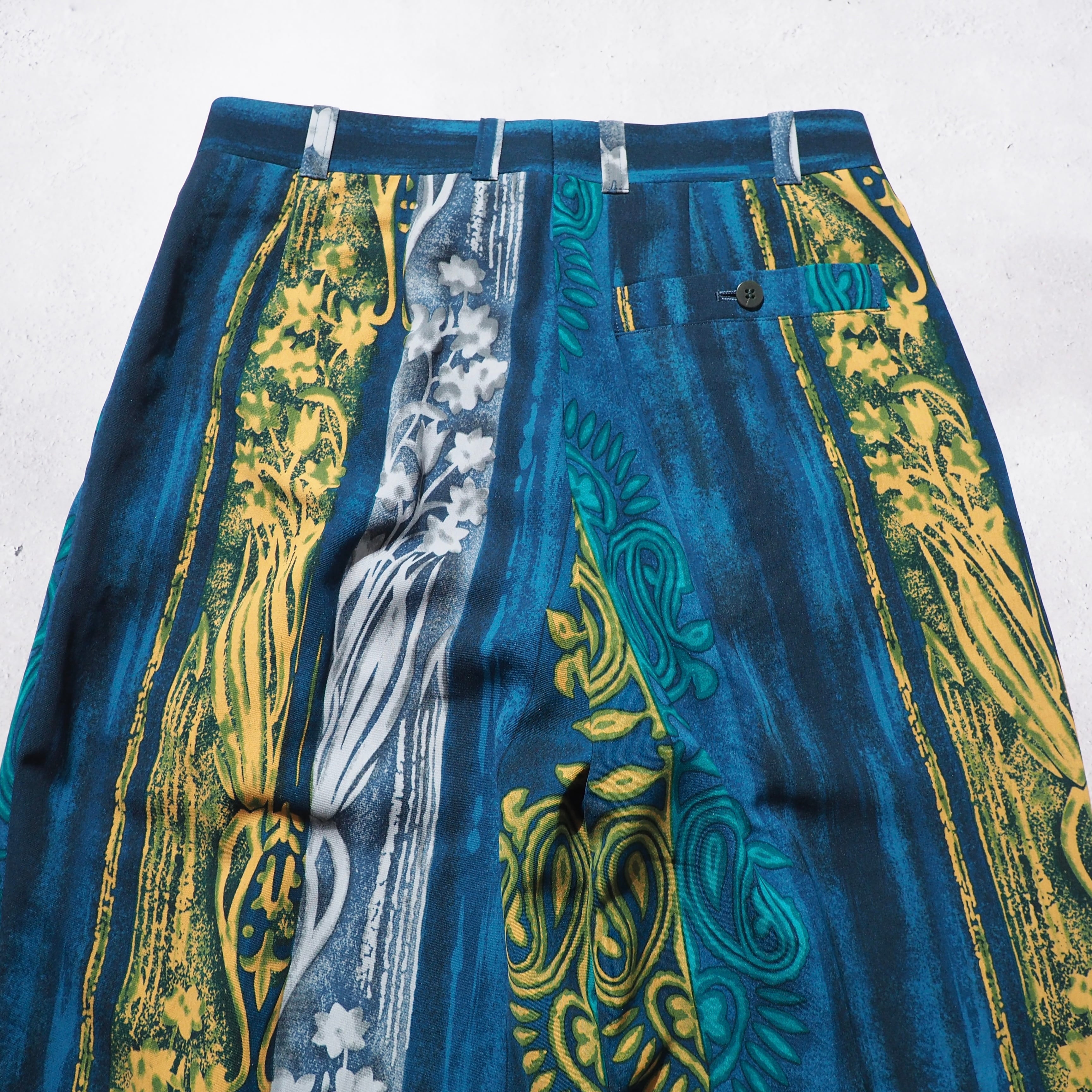 1990s Japanese Designers vintage three tuck Slacks pants