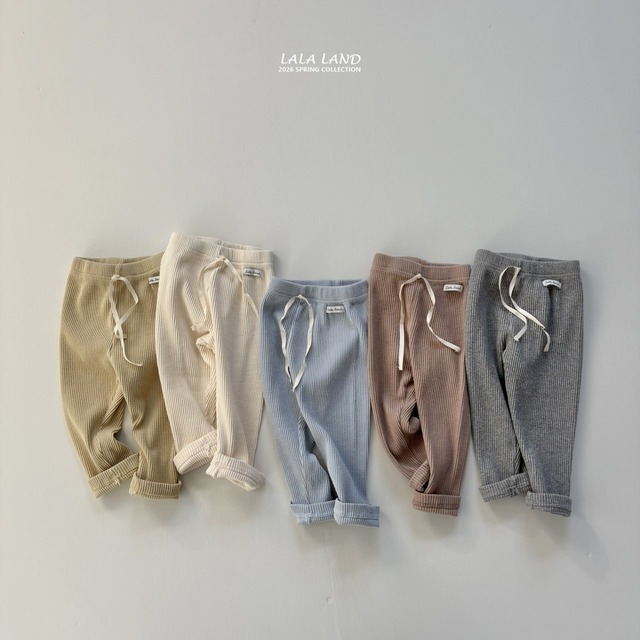 LalaLand［取寄］kids / cozy rib leggings 26spring