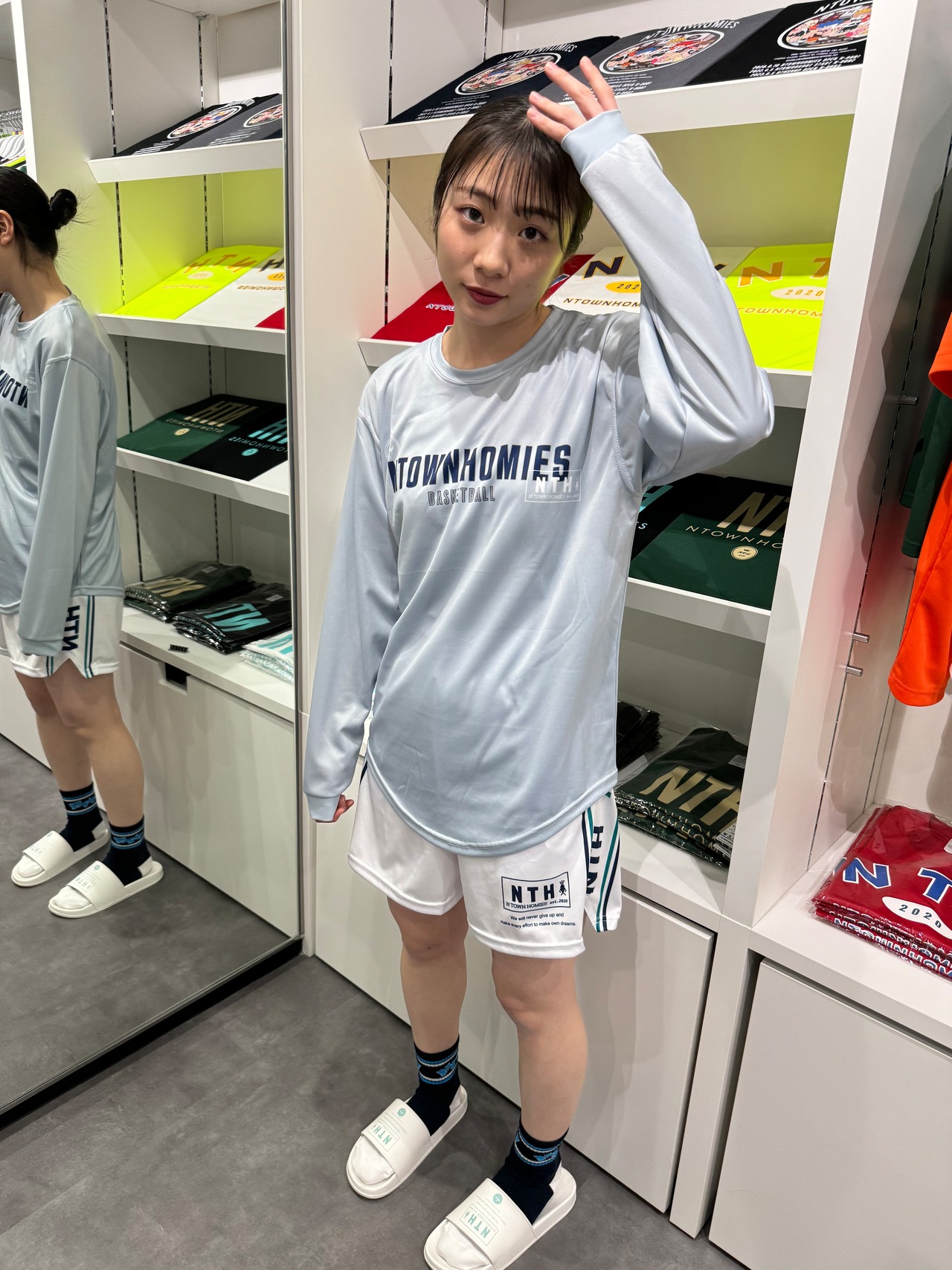 NTH side logo PRACTICE PANTS color White - 6