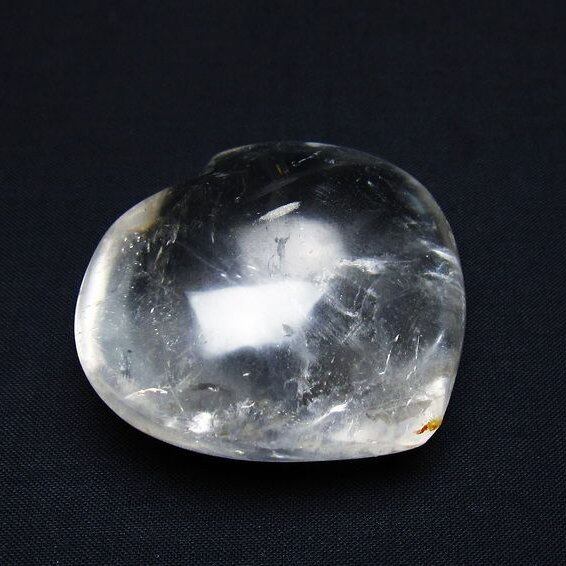 水晶 ハート置物 一点物 145-1496