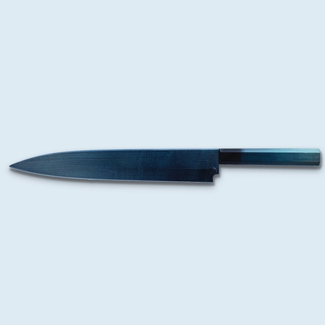 【藍包丁】柳刃（左）24cm・専用ケース付き 
