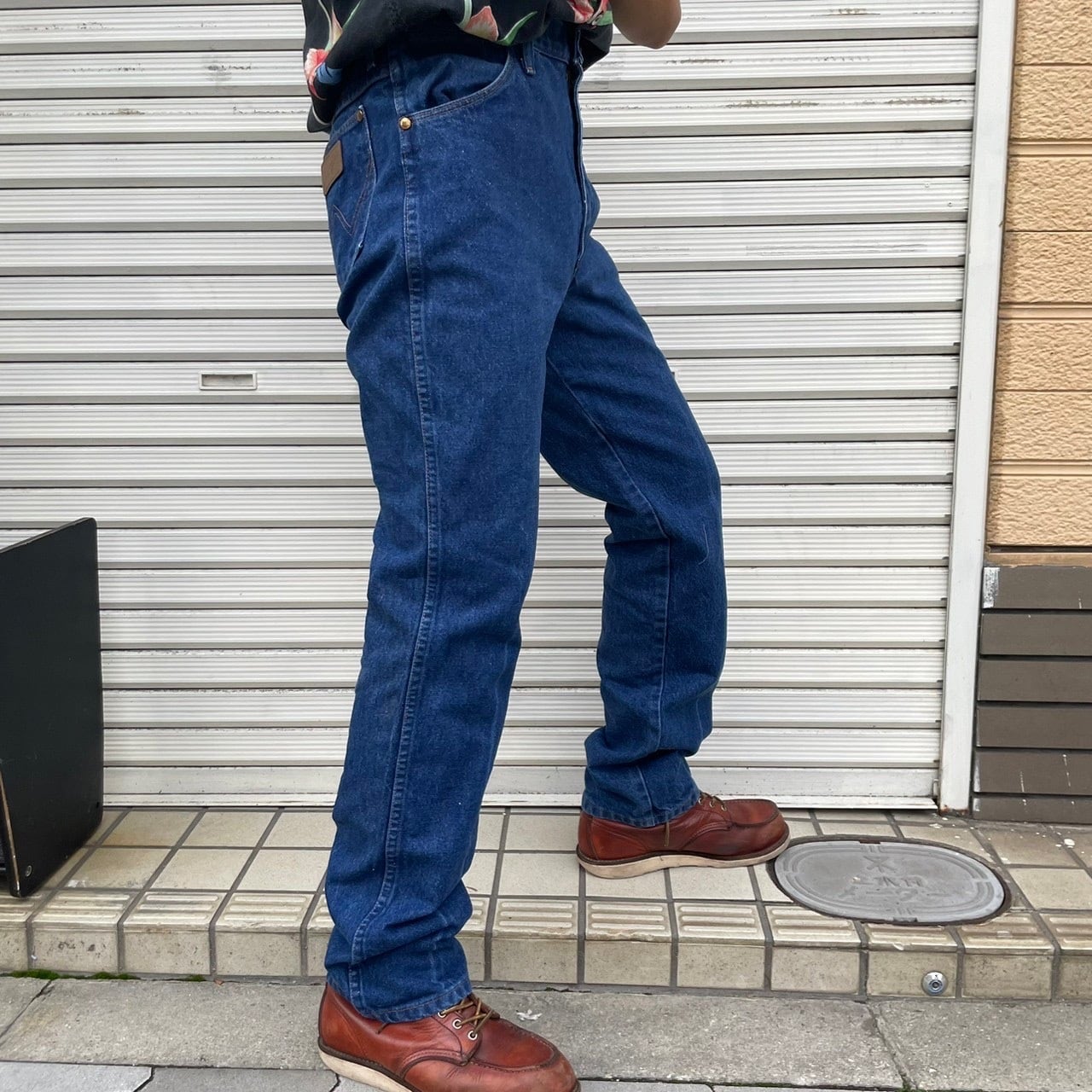 米国製 濃紺 90s Wrangler 936PWD INDIGO DENIM PANTS MADE IN USA