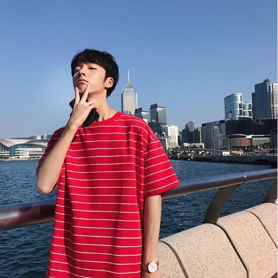 全4色 ボーダー バイカラー メンズ Tシャツ カットソー 