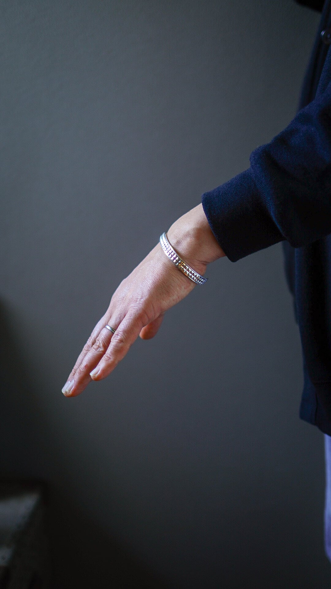 VINTAGE】TIFFANY&Co. ティファニー スタッズ バングル 《カフ