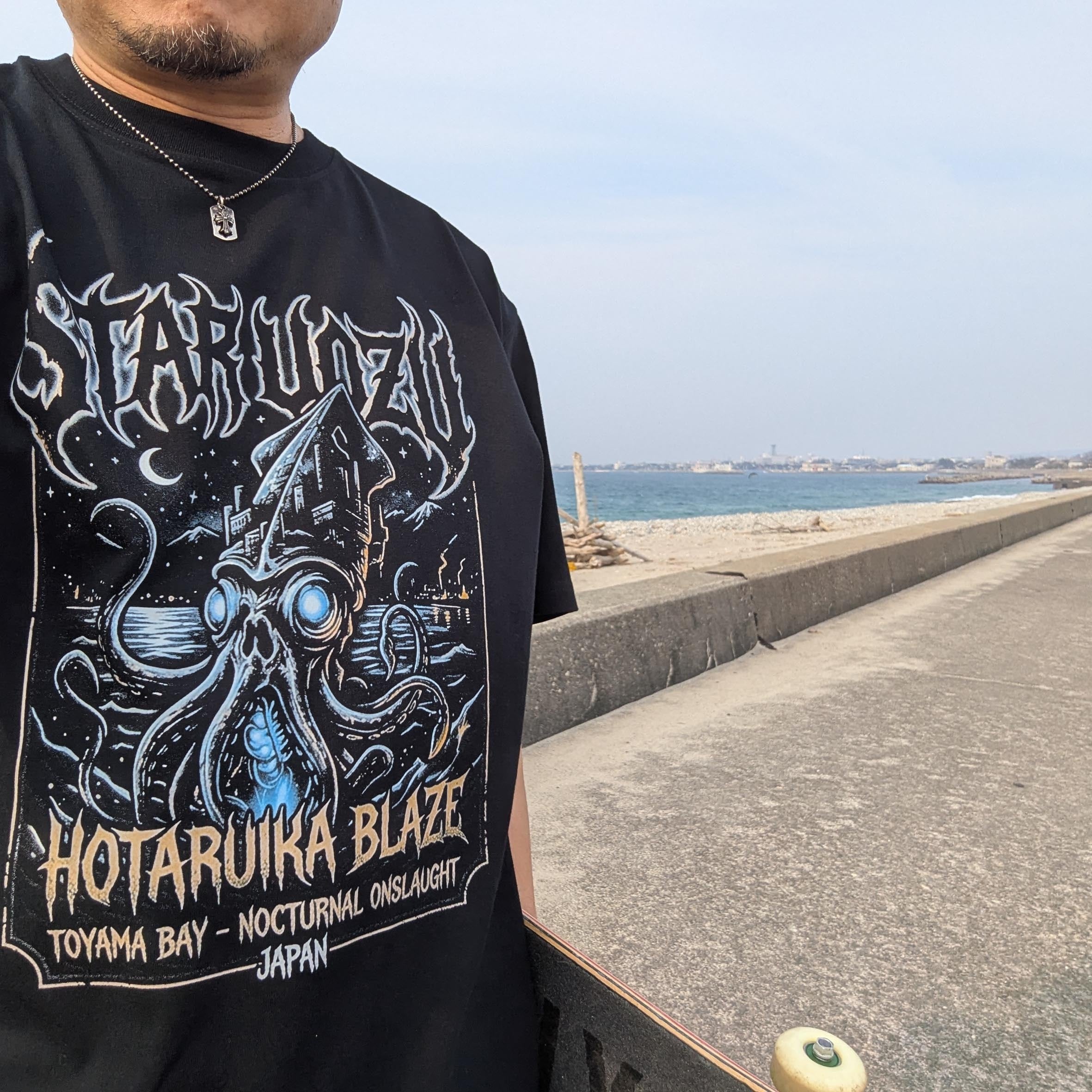 【富山湾】STARUOZU ホタルイカTシャツ【ROCK】