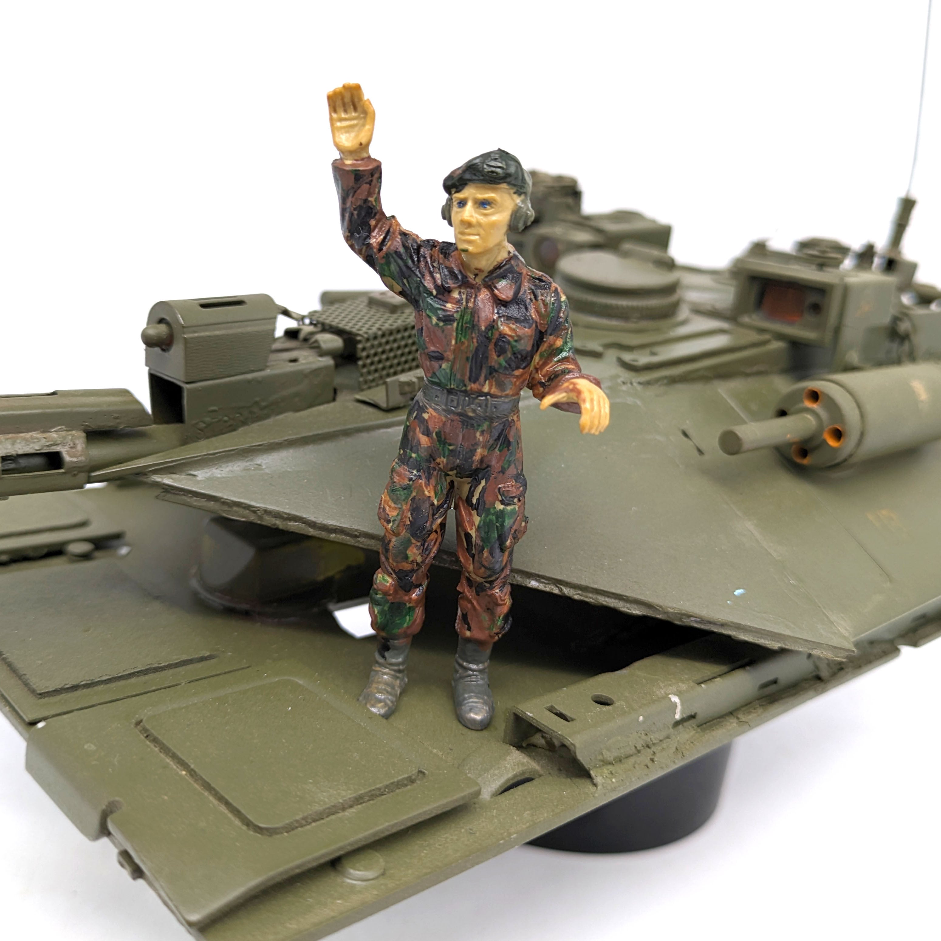 戦車模型・完成品・金属製・ハンドメイド・オリジナル・上部のみ・No