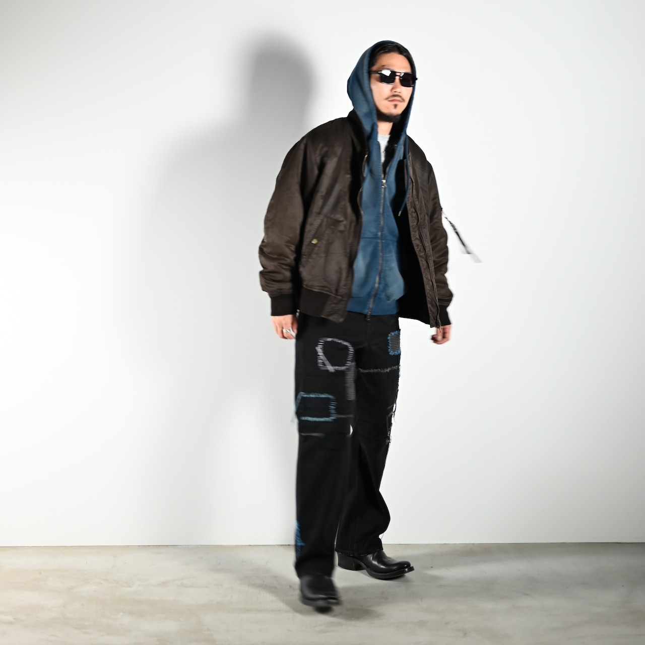 ANACHRONORM / FADED FULL ZIP HOODIE