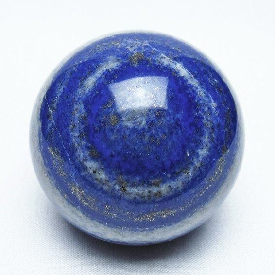 ラピスラズリ 丸玉 53mm スフィア 置物 一点物 151-10129