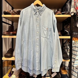 ⓃRALPH LAUREN BIG SHIRT CHAMBRAY