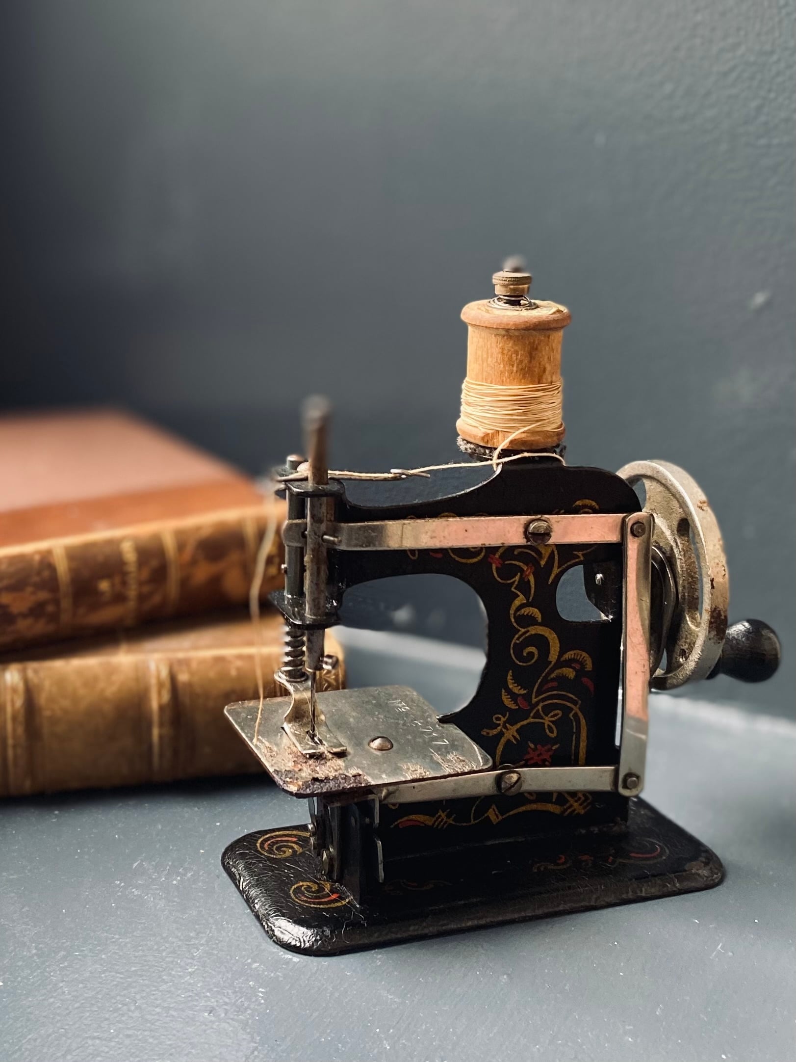 レア・オリジナルBOX付ミニミシン