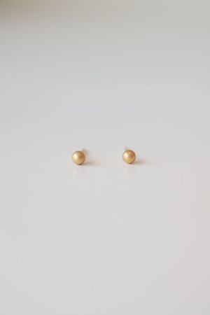K18yg ドットピアス ( マット) / 3mm