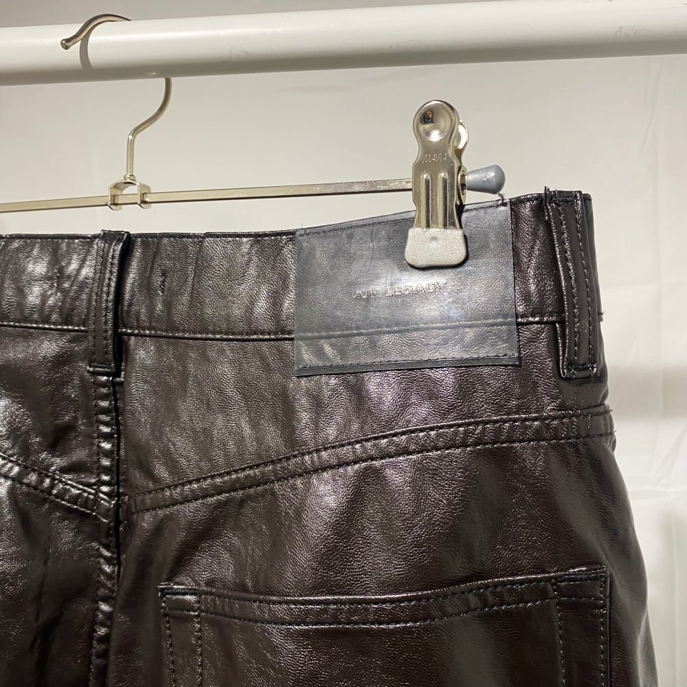 OUR LEGACY アワーレガシー Extended Third Cut Fake Leather レザー 