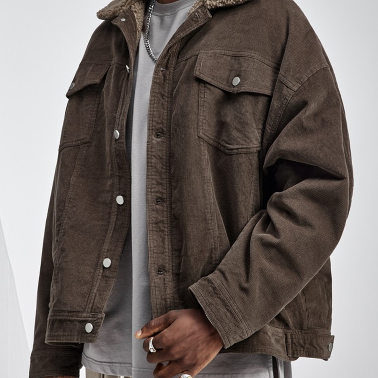 ボアコーデデュロイジャケット　939