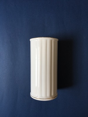 Gold Stripe White Cylinder