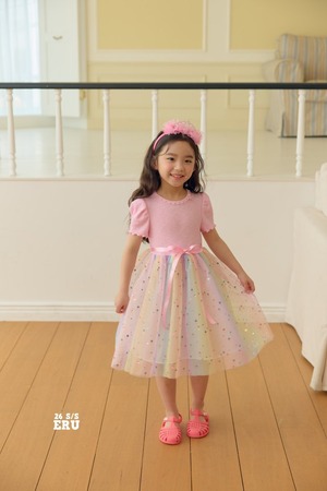 [ERU] Rainbow Dress / [이루] 레인보우원피스