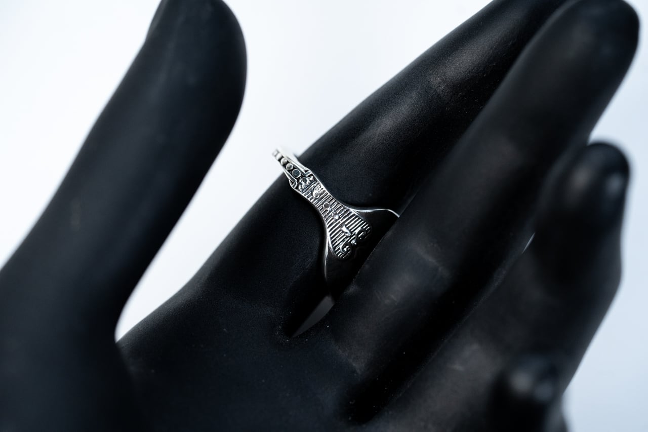 R-082 Cutlery fork ring (S) | WAKAN SILVER SMITH online store