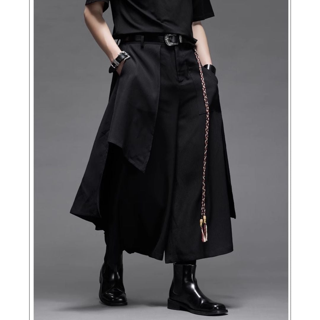 Chinese-style Japanese casual wide-leg pants