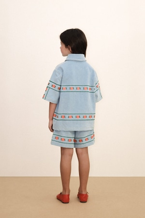 TINYCOTTONS/Roses Denim Bermuda