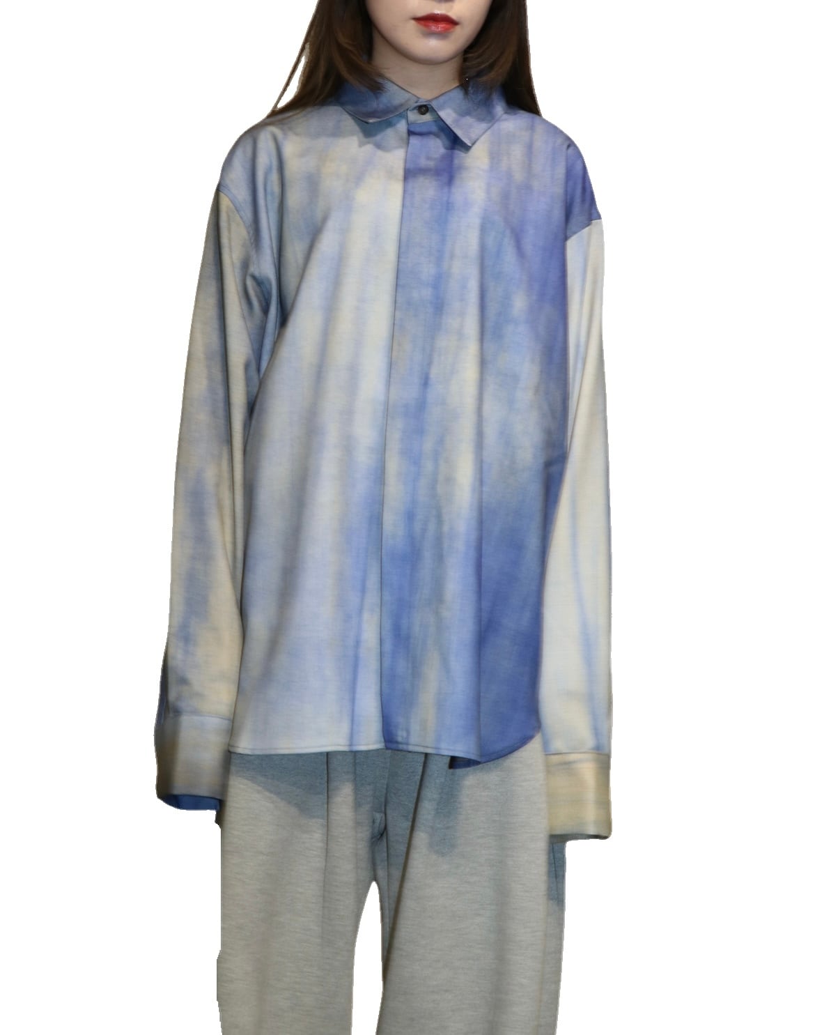 SHINYAKOZUKA NOTHING SPECIAL SHIRT (BLUE) 2302SK39 | IAAAM SHINYAKOZUKA NOTHING SPECIAL SHIRT (BLUE) 2302SK39 | IAAAM
