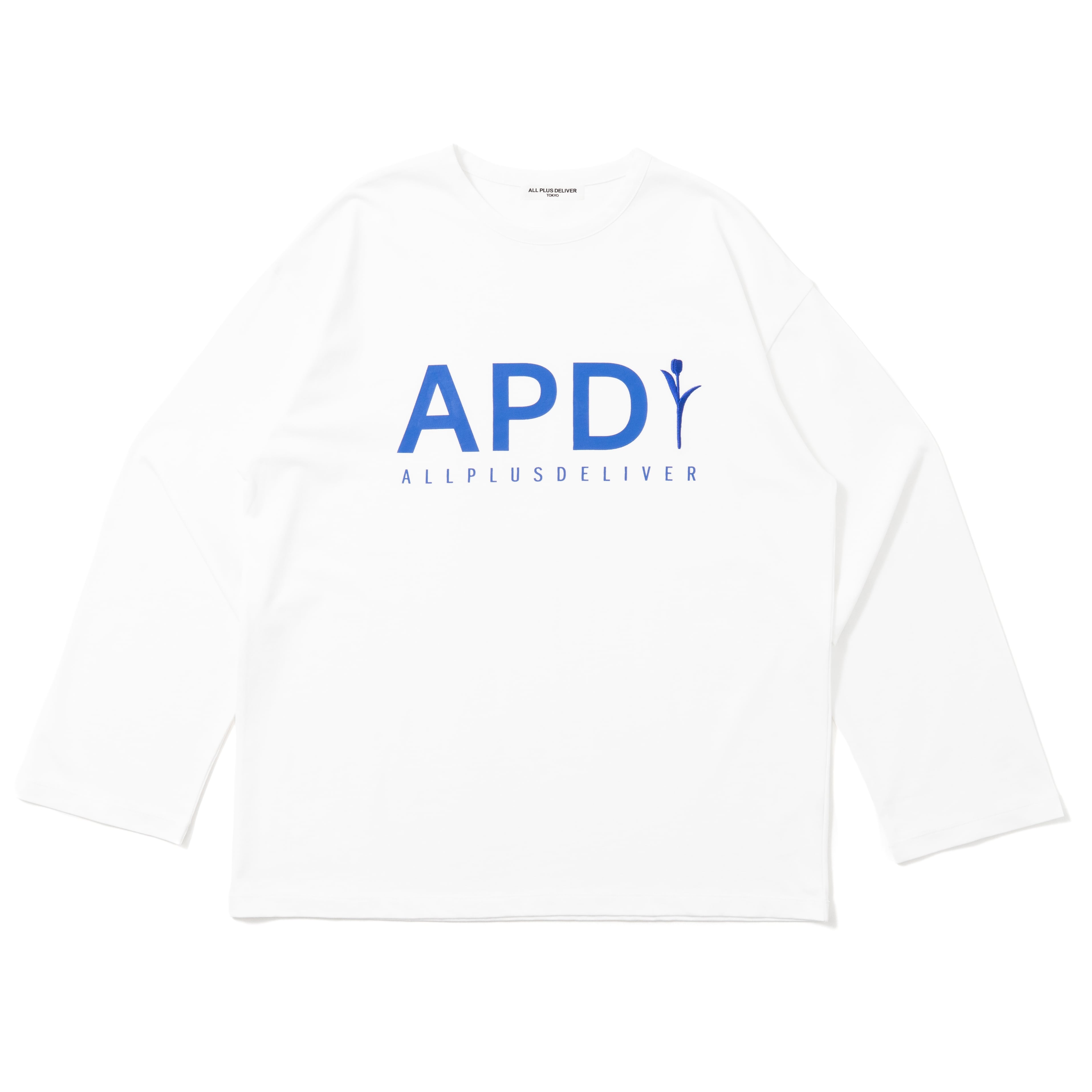 ALPSDR APD LOGO LS TEE / WHITE