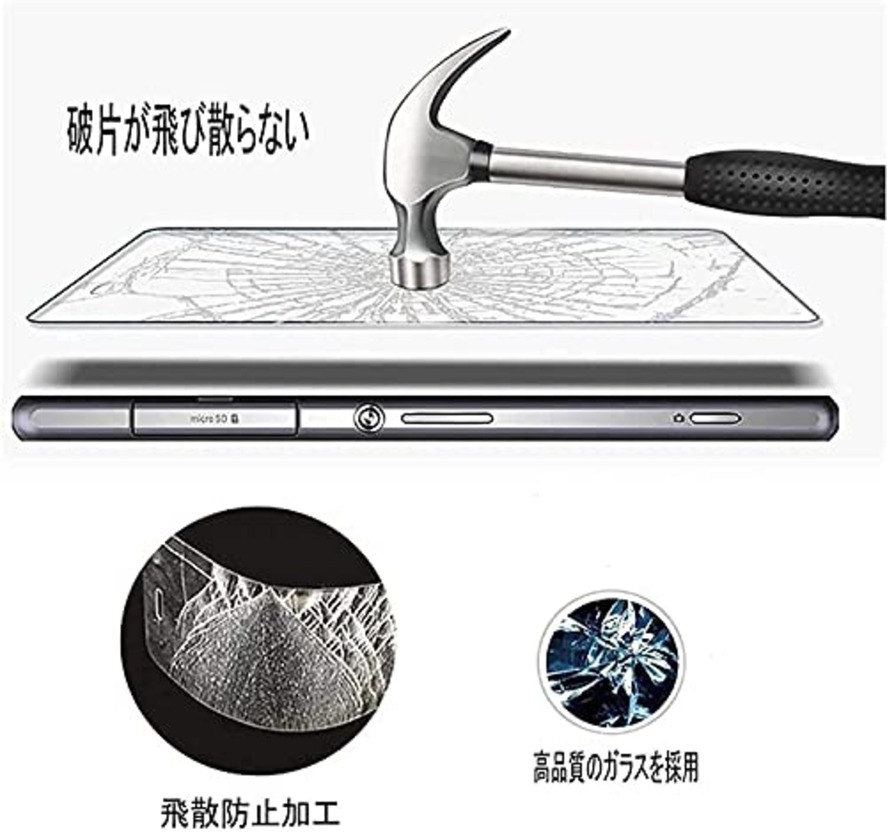 FOR AQUOS wish SHG06 /AQUOS wish3 A302SH/ Wish2 SH-51C 用のガラスフィルム for AQUOS wish SHG06 用の液晶保護フィルム 強化ガラスフィルム 日本製素材旭硝子製 の透過性好 2.5D ラウンドエッジ加工 極上のタッチ感 0.33mm超薄 硬度9H 耐指紋 for AQUOS wish SHG06 / wish3 A302SH/ Wish2 SH-51C 用の液晶保護フィルム (AQUOS wish SHG06)