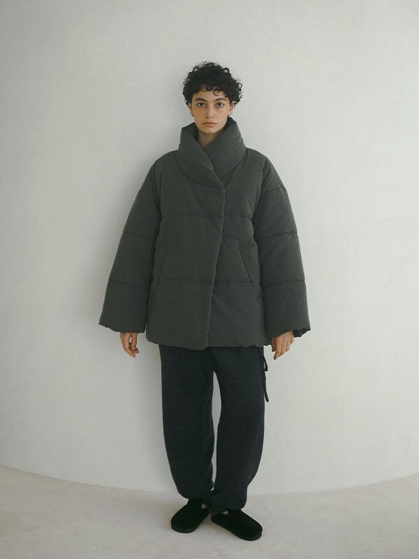 ETRE TOKYO(エトレトウキョウ) ストールカラーパディングコート