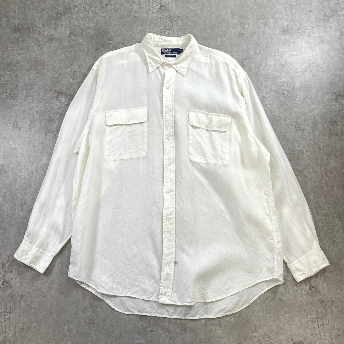 90年代 Polo by Ralph Lauren ポロバイラルフローレン リネンシャツ