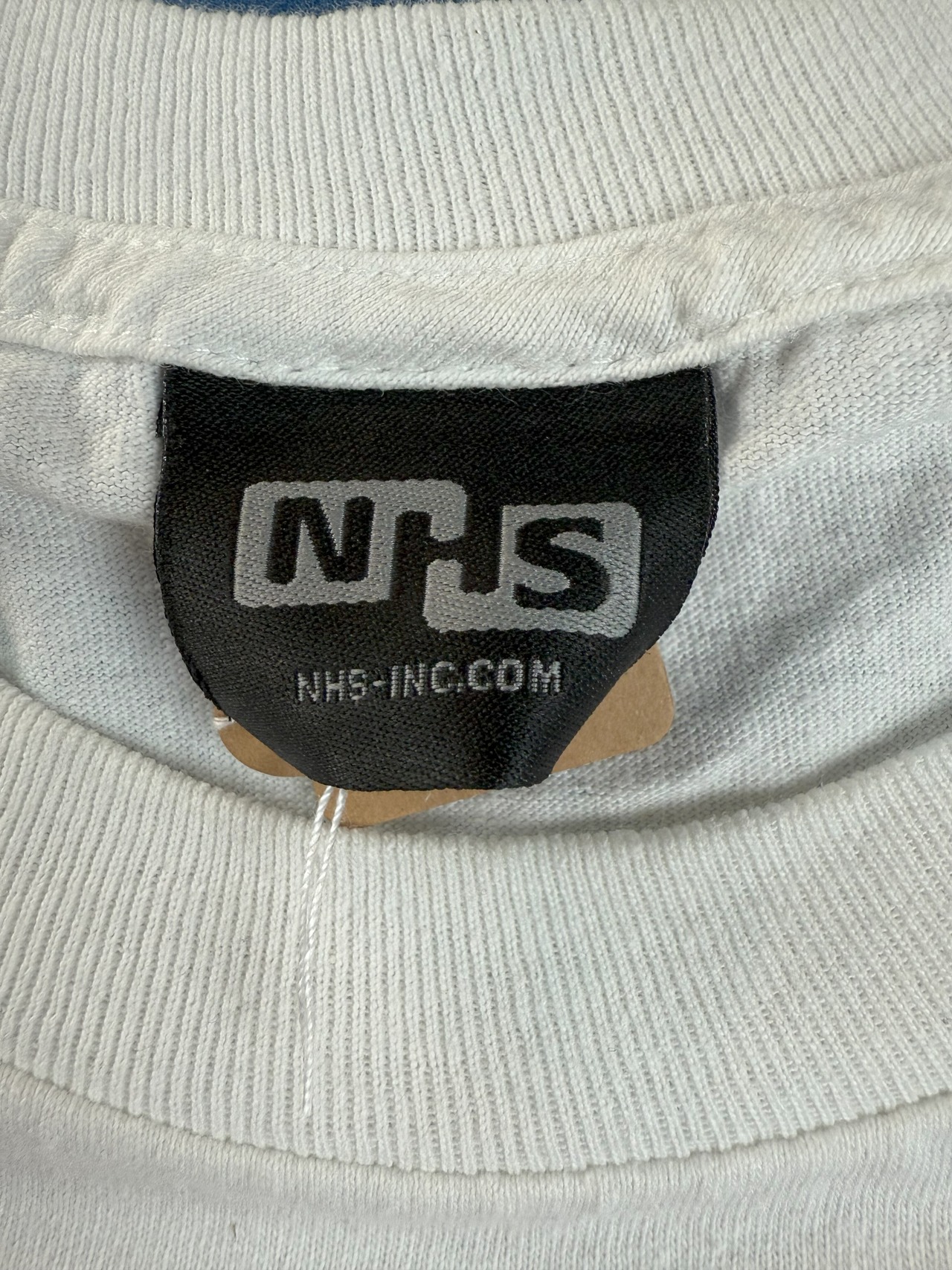 【INDEPENDENT】インディペンデント オレンジロゴプリントTシャツ（ホワイト）/ 90’s / NHSタグ / Lサイズ相当